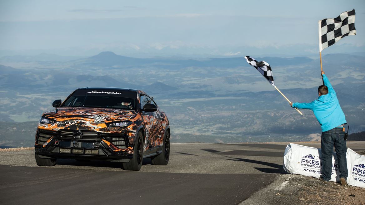 Lamborghini Urus Breaks Pikes Peak Hill Climb Record