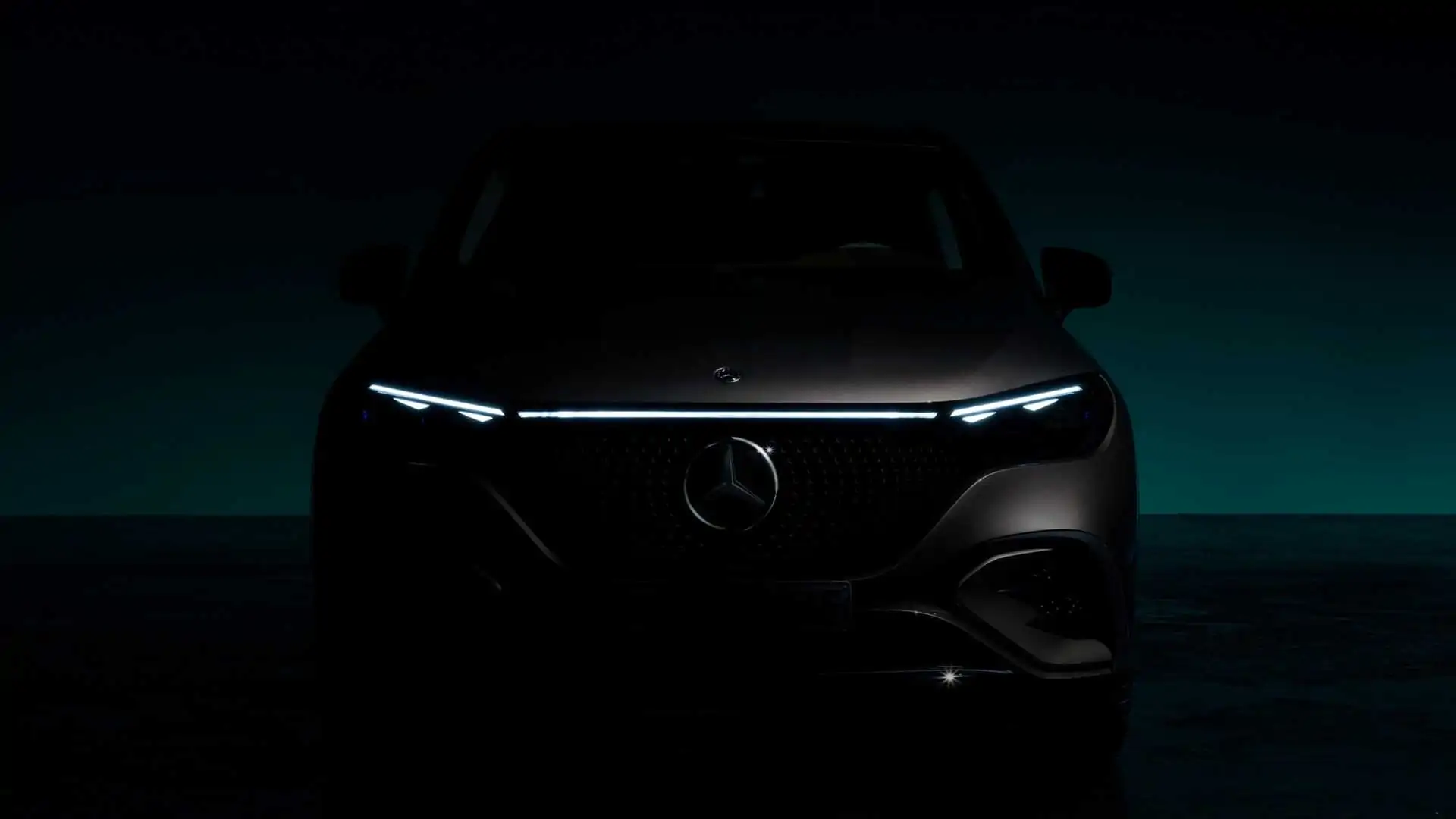 Mercedes-Benz has released the final teaser shot of the EQE SUV