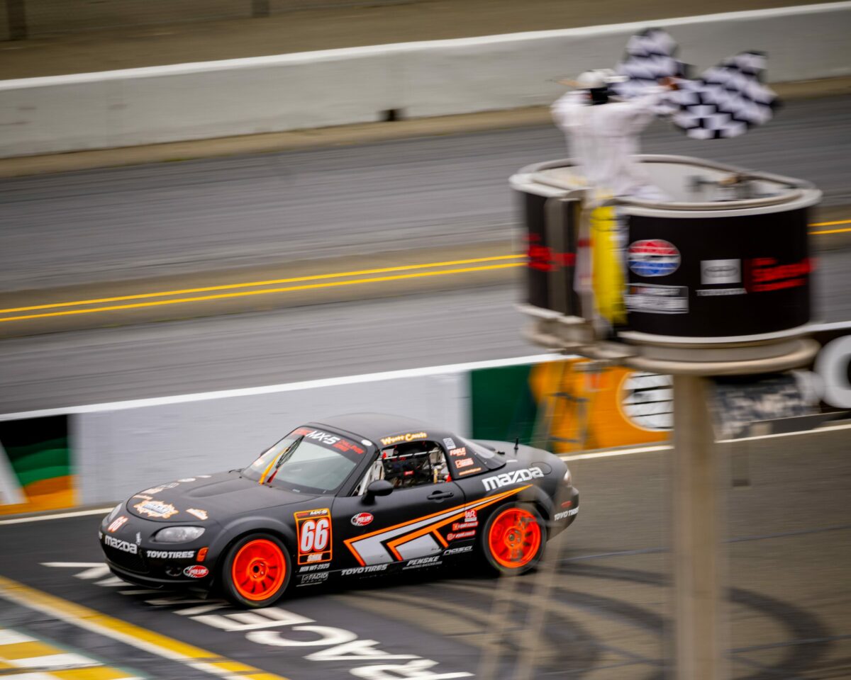 Wyatt Couch in a Spec MX-5 at Sonoma Raceway