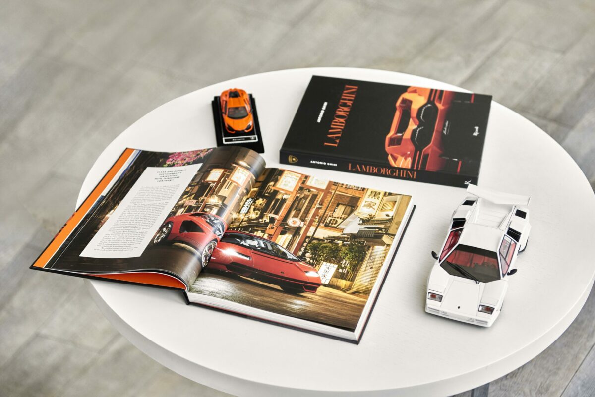 Lamborghini Book on Table