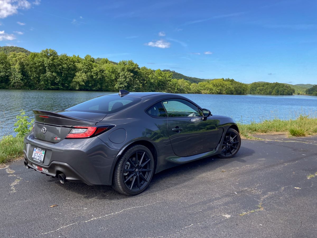 2023 Toyota GR86 by the lake