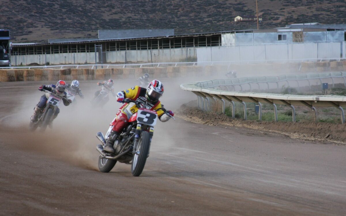 Smokin Joe Kapp flat track motorcycle racing