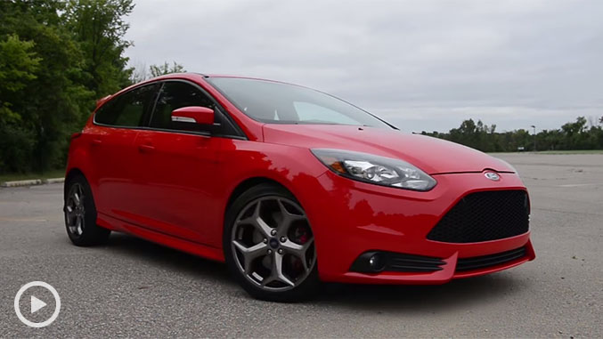 Red Ford Focus ST